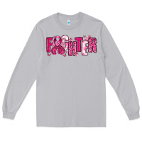 Moon Dust Fighter Breast Cancer Long Sleeve Tee - NancyCooperArtShop