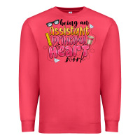 Cardinal Being an Assistant Principal is Heart Work Premium Sweatshirt - CowhideDigitalArt
