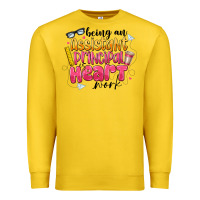 Lemon Being an Assistant Principal is Heart Work Premium Sweatshirt - CowhideDigitalArt