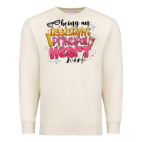 Sandshell Being an Assistant Principal is Heart Work Premium Sweatshirt - CowhideDigitalArt