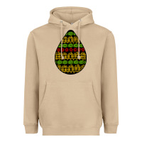 Mushroom african masks teardrop Heavyweight Hoodie - BundleAndBundleShop