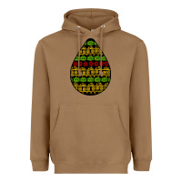 Toasted Coconut african masks teardrop Heavyweight Hoodie - BundleAndBundleShop