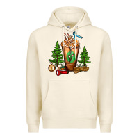 Tofu camping cold drink frappe Premium Hoodie - FaDigitalArtStudio