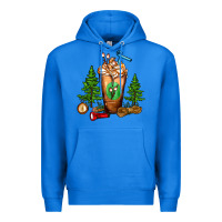 True Royal camping cold drink frappe Premium Hoodie - FaDigitalArtStudio