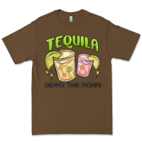 Cacao tequila cheaper than therapy Premium Tee - MaliasSmallBusiness