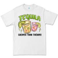 White tequila cheaper than therapy Premium Tee - MaliasSmallBusiness