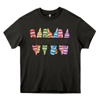 Asphalt custom crayons Heavy Core Tee - MaliasSmallBusiness