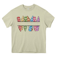 Mossy custom crayons Heavy Core Tee - MaliasSmallBusiness