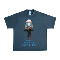Midnight Navy Bernie it's Cold Outside Urban Heavy Tee - Bettercallsaul