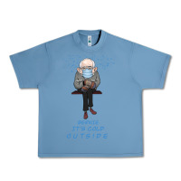 Pebble Blue Bernie it's Cold Outside Urban Heavy Tee - Bettercallsaul