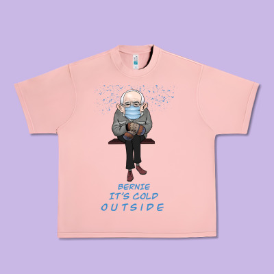 Bernie It's Cold Outside Urban Heavy Tee Designed By Bettercallsaul