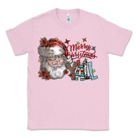 Bubblegum Pink merry christmas yall Classic Tee - SublimationCraftShop