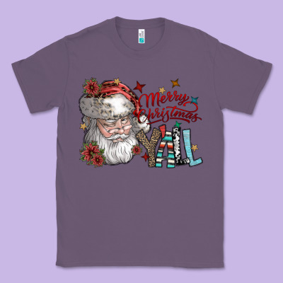 Merry Christmas Yall Classic Tee Designed By Sublimationcraftshop