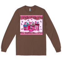 Chestnut Breast Cancer coffee cups Long Sleeve Tee - NancyCooperArtShop