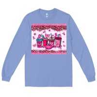 Colony Blue Breast Cancer coffee cups Long Sleeve Tee - NancyCooperArtShop