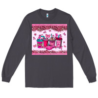 Smoke Breast Cancer coffee cups Long Sleeve Tee - NancyCooperArtShop