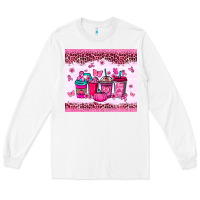 White Breast Cancer coffee cups Long Sleeve Tee - NancyCooperArtShop