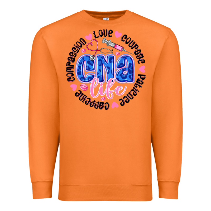 Cna Life Premium Sweatshirt by CowhideDigitalArt | Teevron