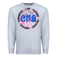 Heather Grey CNA Life Premium Sweatshirt - CowhideDigitalArt