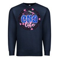 Navy CNA Life Premium Sweatshirt - CowhideDigitalArt