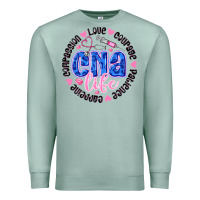 Seafoam CNA Life Premium Sweatshirt - CowhideDigitalArt