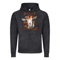 Vintage Black Just a Girl Who Loves Goat Vintage Hoodie - Bettercallsaul