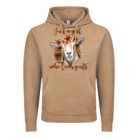 Vintage Coffee Just a Girl Who Loves Goat Vintage Hoodie - Bettercallsaul