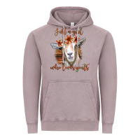 Vintage Zinc Just a Girl Who Loves Goat Vintage Hoodie - Bettercallsaul