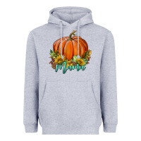 Heather Grey pumpkin mama Heavyweight Hoodie - BundleAndBundleShop