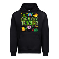 Black one lucky teacher lucky charm Urban Hoodie - Artiststas