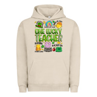Pigment French Oak one lucky teacher lucky charm Urban Hoodie - Artiststas