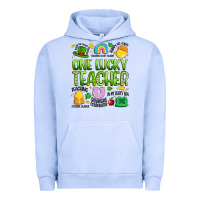 Pigment Grape Ice one lucky teacher lucky charm Urban Hoodie - Artiststas