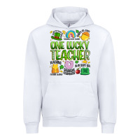 White one lucky teacher lucky charm Urban Hoodie - Artiststas