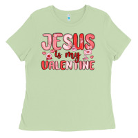 Matcha jesus is my valentine Ladies Tee - MaliasSmallBusiness