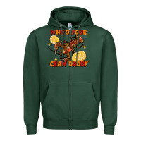 Sports Green Crawfish who's your craw daddy Zipper Hoodie - FaDigitalArtStudio