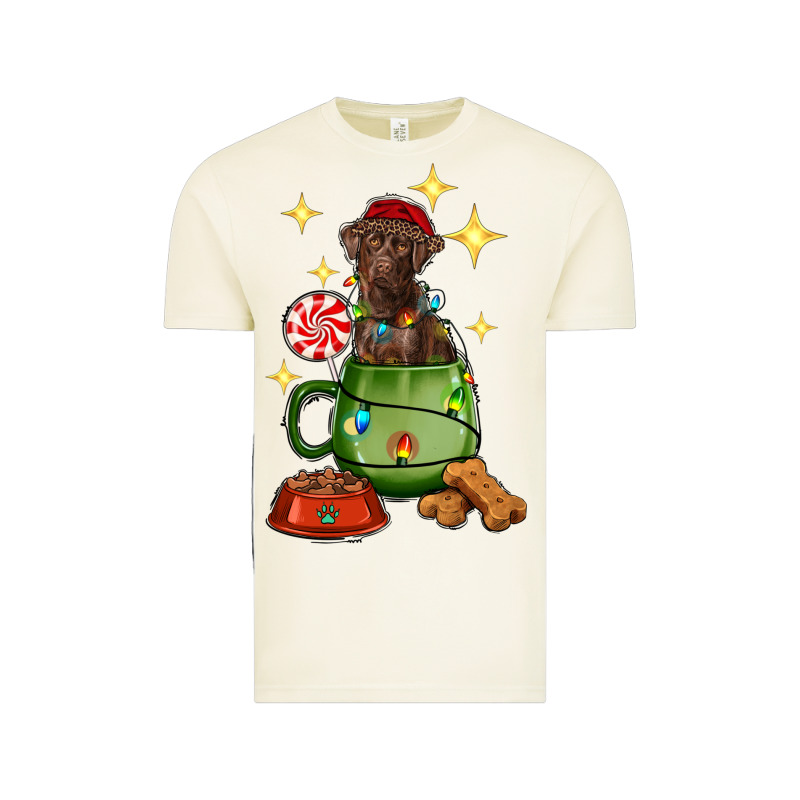 Christmas Coffee Cup With Labrador Vintage Tee by RanaPortraitStore | Teevron