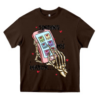 Chocolate Brown finding my match Heavy Core Tee - MaliasSmallBusiness