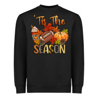 Black tis the season football Heavyweight Sweatshirt - CowGirlArtShop