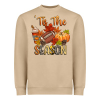 Mushroom tis the season football Heavyweight Sweatshirt - CowGirlArtShop