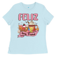 Baby Blue mexican new year Ladies Tee - MaliasSmallBusiness