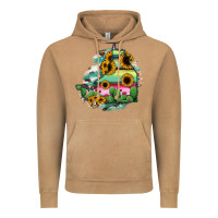 Vintage Camel Campeche State Of Mexico Map Vintage Hoodie - RanaPortraitStore