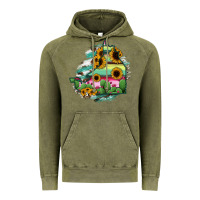 Vintage Olive Campeche State Of Mexico Map Vintage Hoodie - RanaPortraitStore