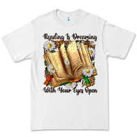 White reading is dreaming with your eyes open Premium Tee - NancyCooperArtShop
