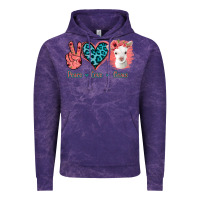 Cloud Purple Peace Love Goats Vintage Hoodie - Bettercallsaul