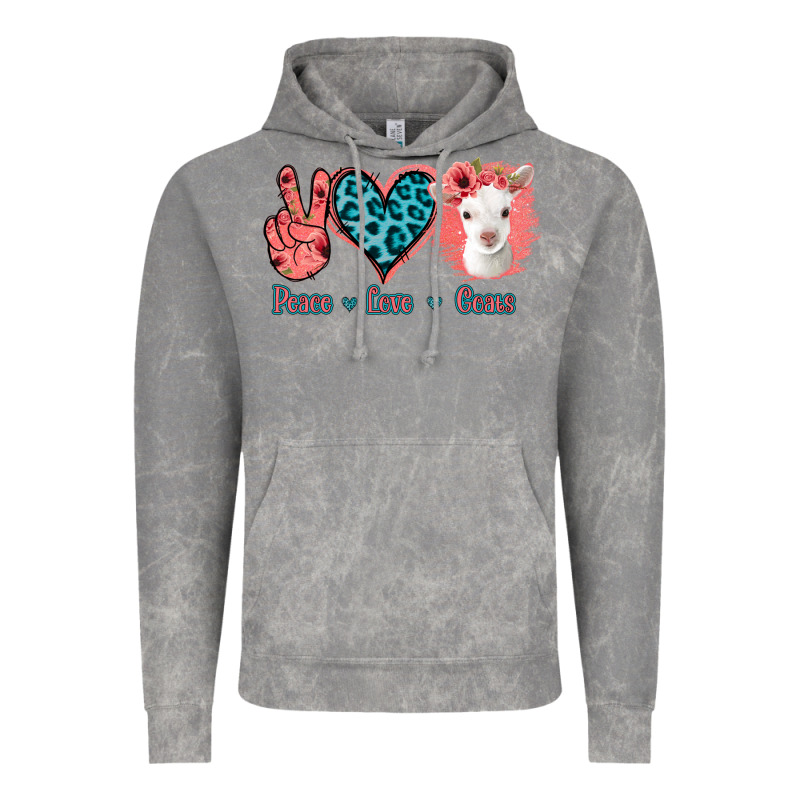 Peace Love Goats Vintage Hoodie by Bettercallsaul | Teevron