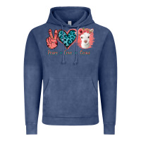 Vintage Denim Peace Love Goats Vintage Hoodie - Bettercallsaul