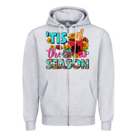 Tis The Season Football Coffee Mug Zipper Hoodie | Teevron