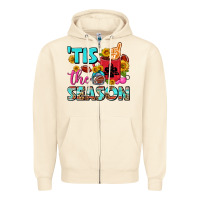 Sandshell tis the season football coffee mug Zipper Hoodie - FaDigitalArtStudio