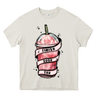 Cream finish your tbr Heavy Core Tee - MaliasSmallBusiness