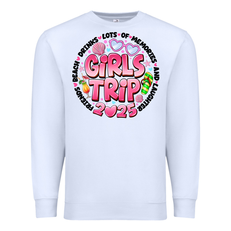 Grils Trip 2025 Premium Sweatshirt by CowhideDigitalArt | Teevron
